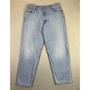 Vintage Levis 560 Jeans Womens 16 S Light Wash High Rise Loose Straight USA